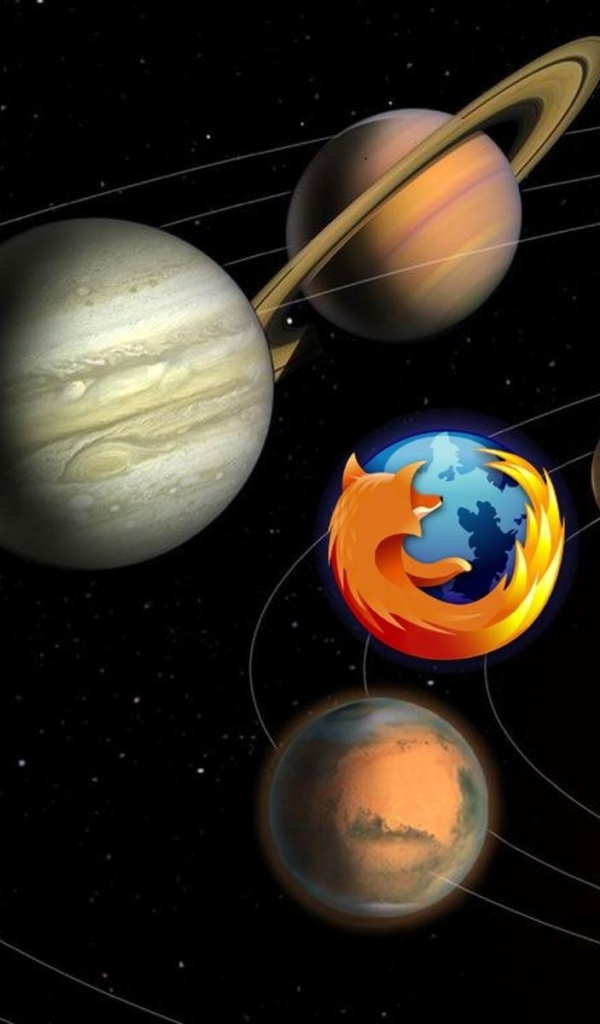 Firefox в солнечной системе