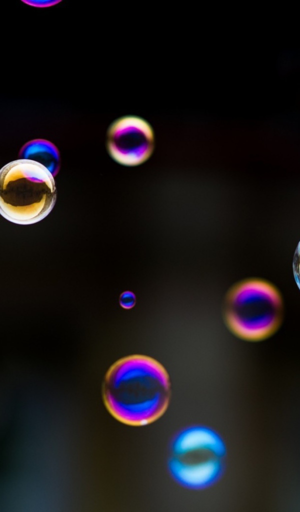 Multicolored bubbles