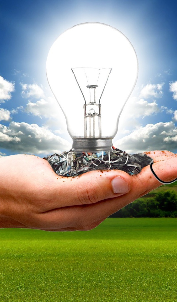 Лампа на руке