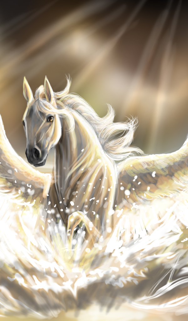 Лошадь с крыльями