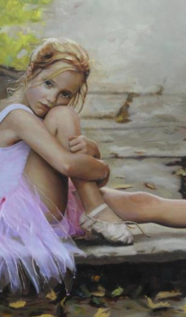 Маленькая девочка балерина