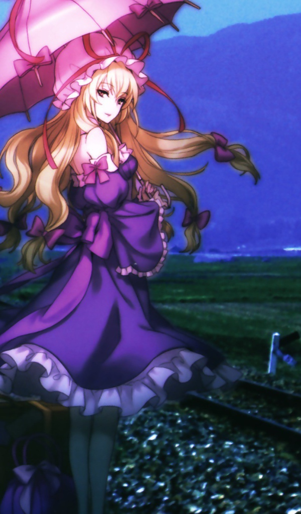 Девушка ждет поезд