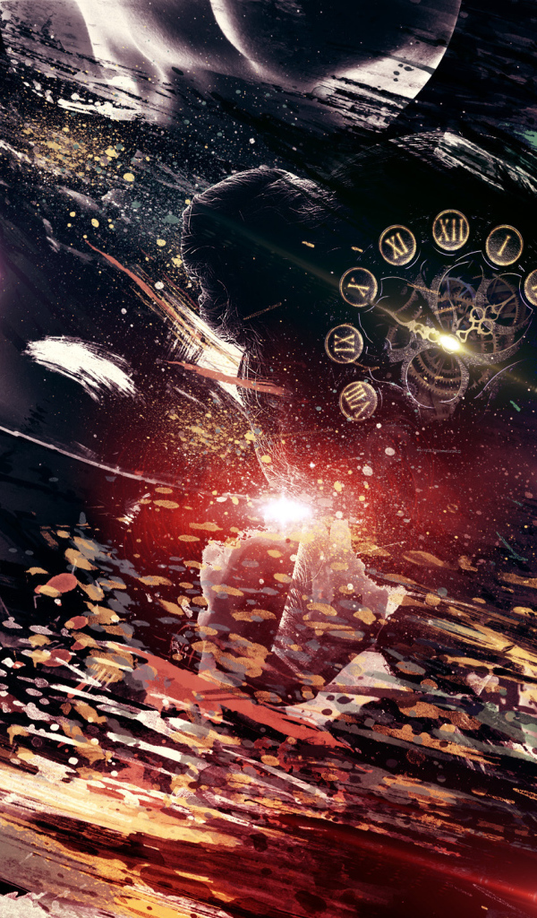 Абстракция с девушкой