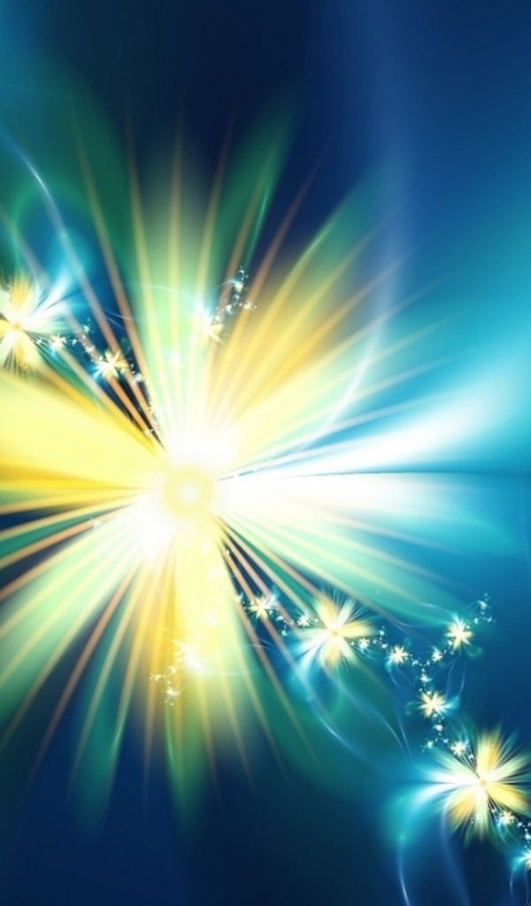 Абстракция с лучами