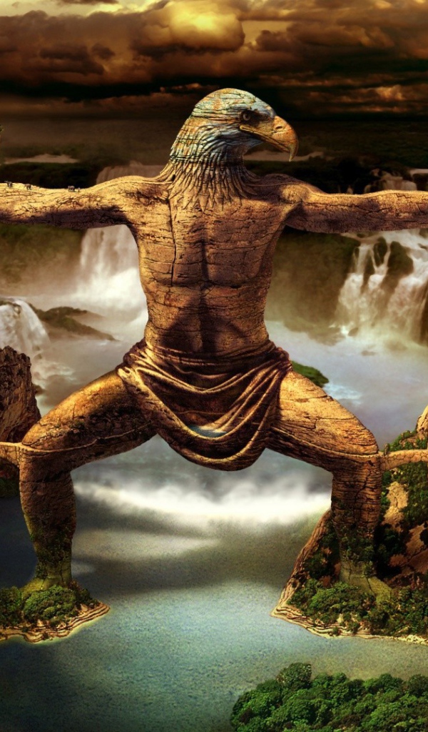 Мост в виде статуи