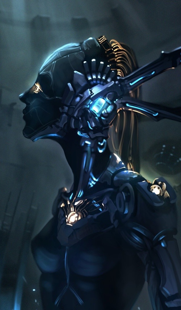 Фантастическая девушка робот