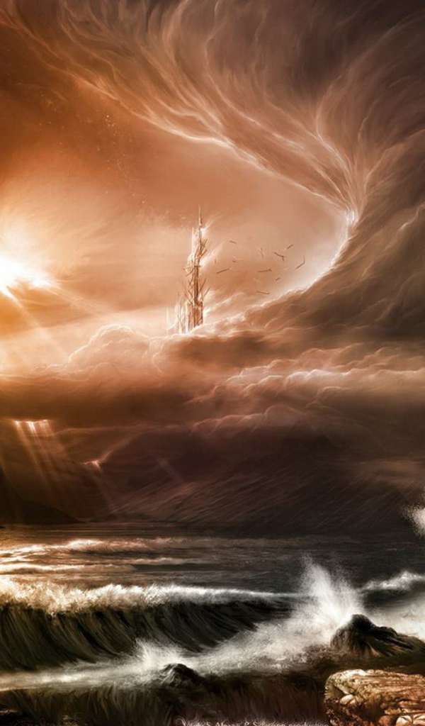 Фантастический морской пейзаж