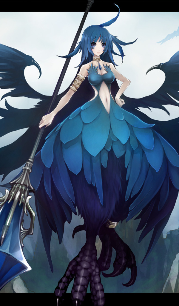 Человек синяя птица