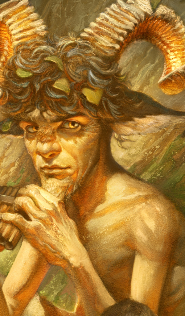 Человек с рогами