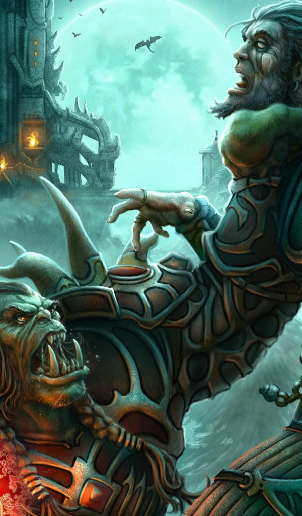 Чудовище с большими клыками