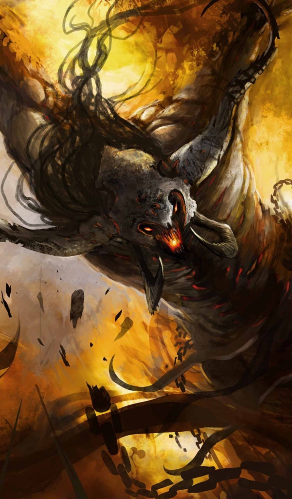 Монстр с двумя мечами