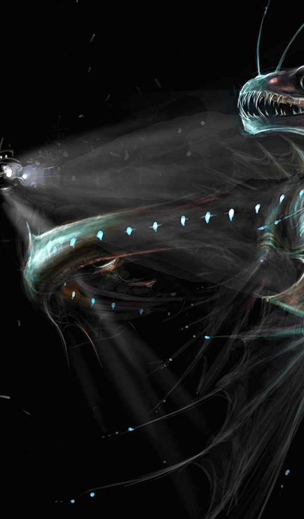 Морской монстр на глубине