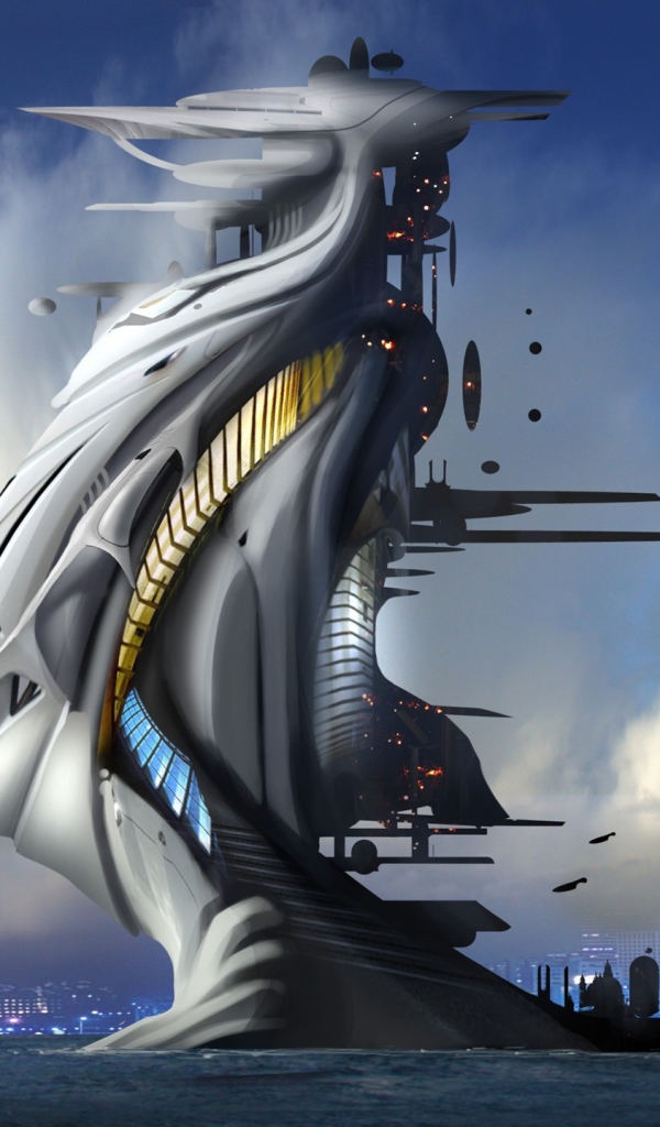 Фантастический город на море