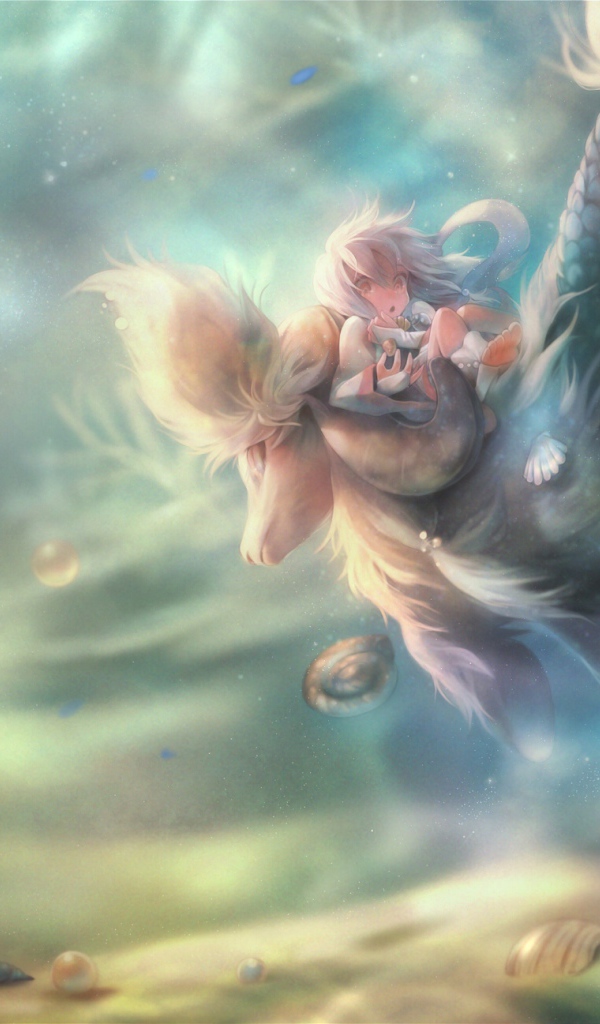 Девочка в подводном царстве