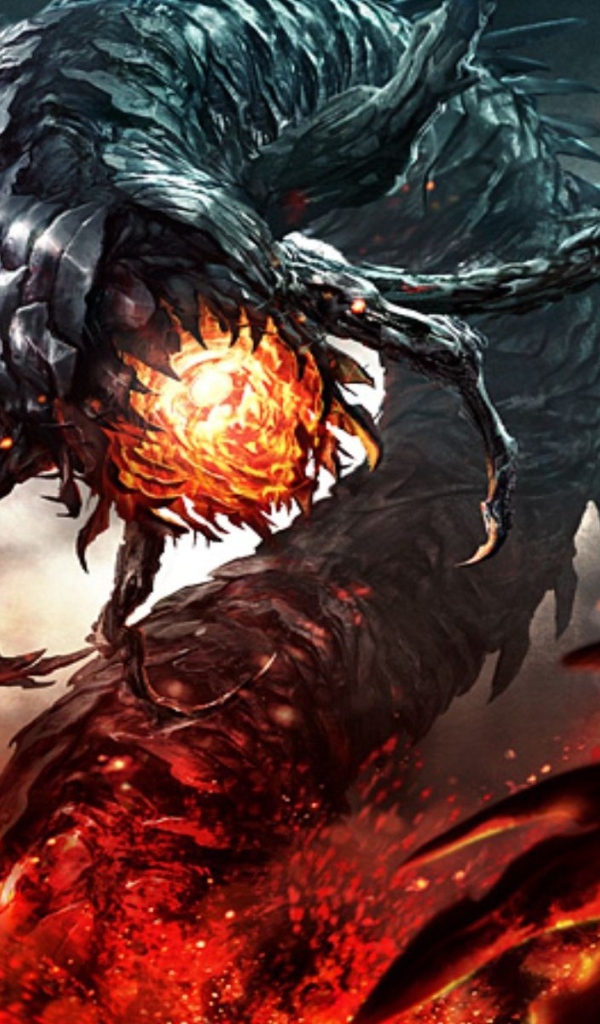 Огненное чудовище