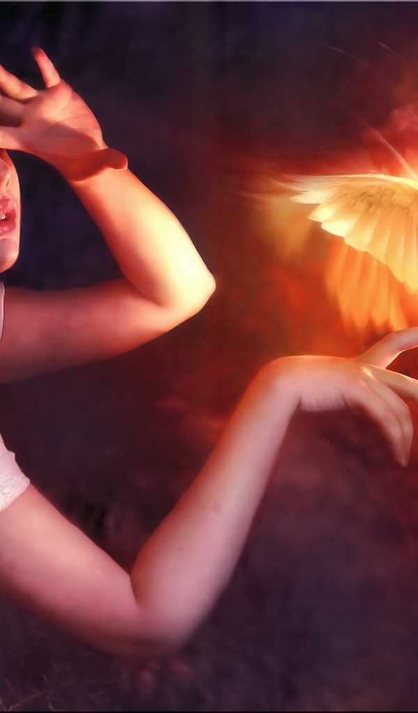 Девушка с огненной птицей