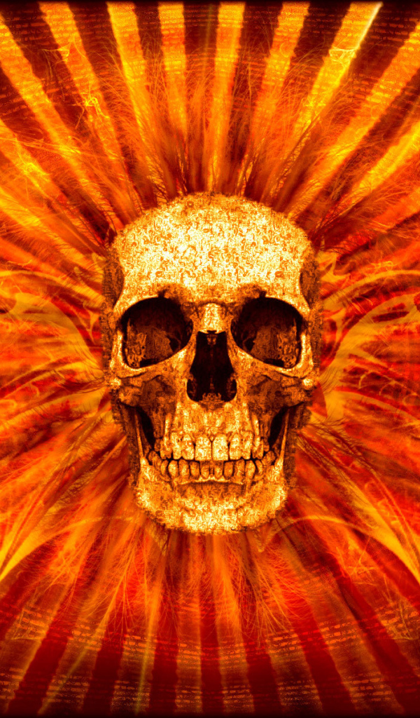 Череп с крыльями