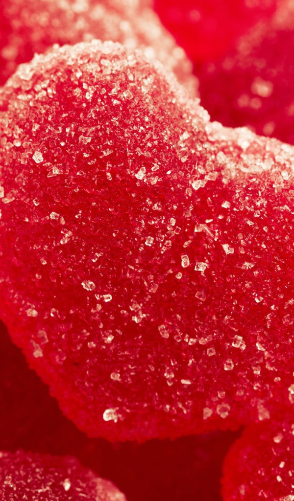 Сердечки посыпанные сахаром