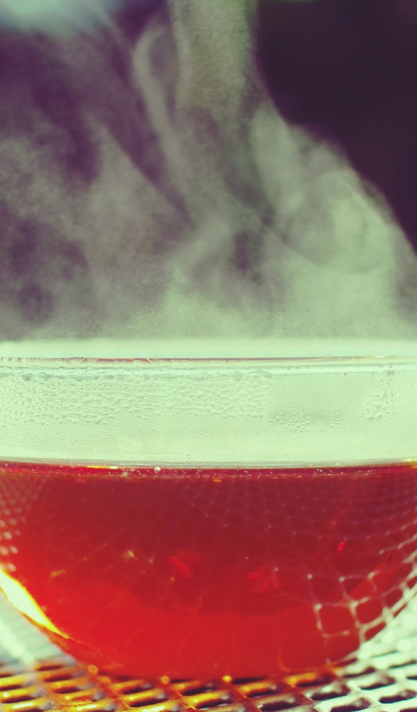 Горячий черный чай