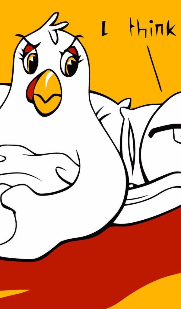 Яйцо курит в постели