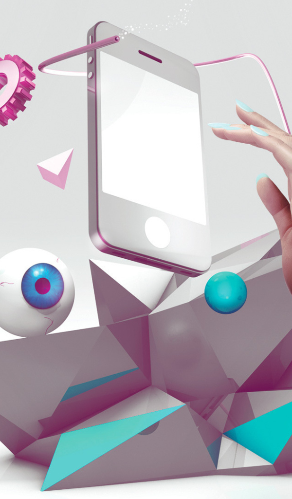 Абстракция с телефоном