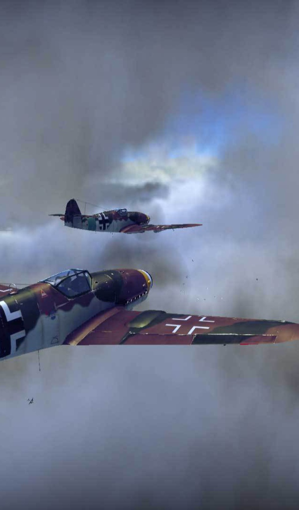 Немецкий истребитель из игры War Thunder