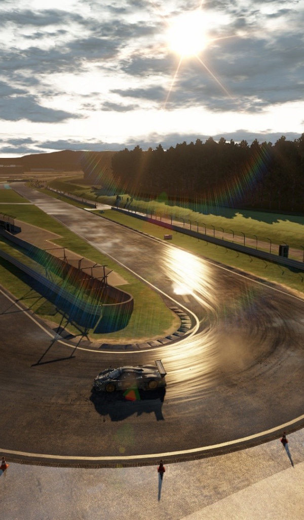 Гоночный трек из видео игры