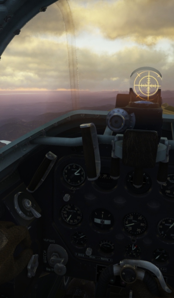 War Thunder вид из кабины пилота