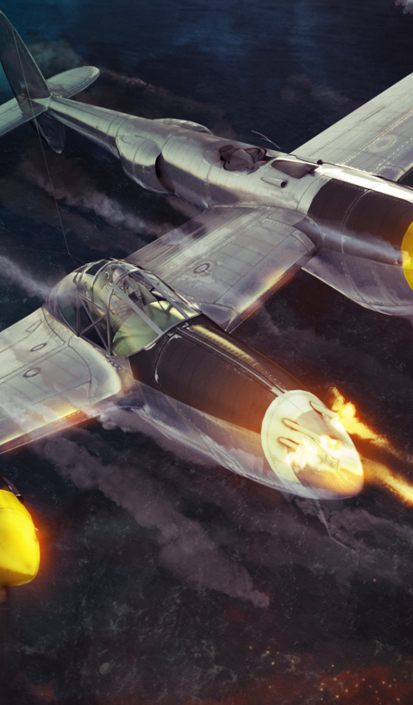 War Thunder огромный истребитель