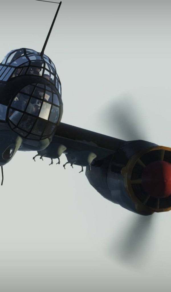 War Thunder огромный самолет крупным планом