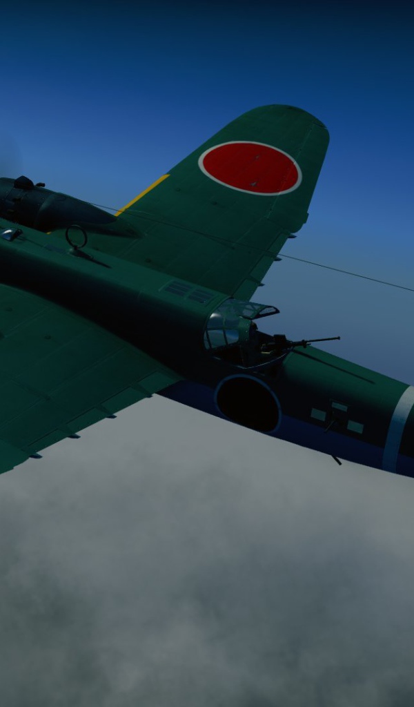 War Thunder огромный военный самолет из Японии