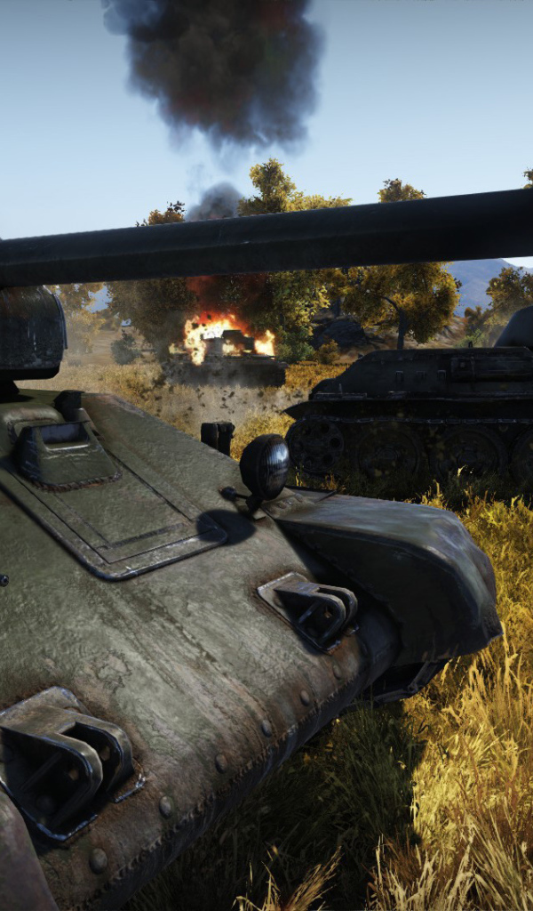 War Thunder танковое сражение