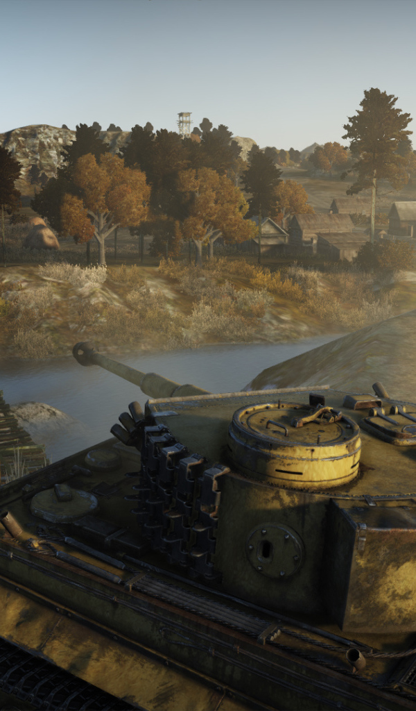 War Thunder танк держит позицию