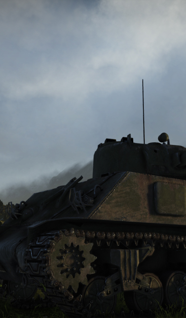 War Thunder танк на поле