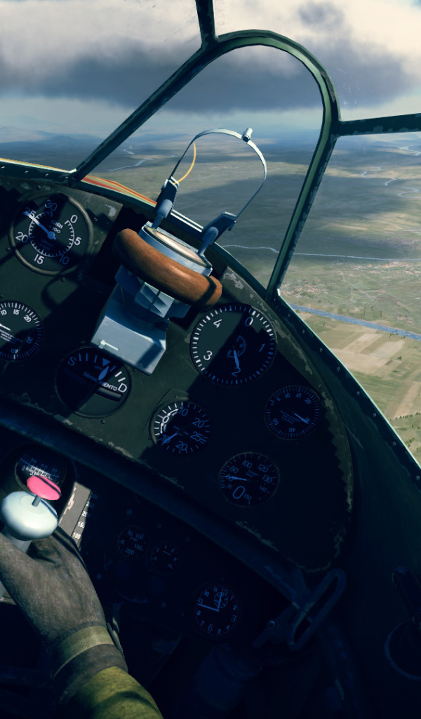 War Thunder кабина самолета