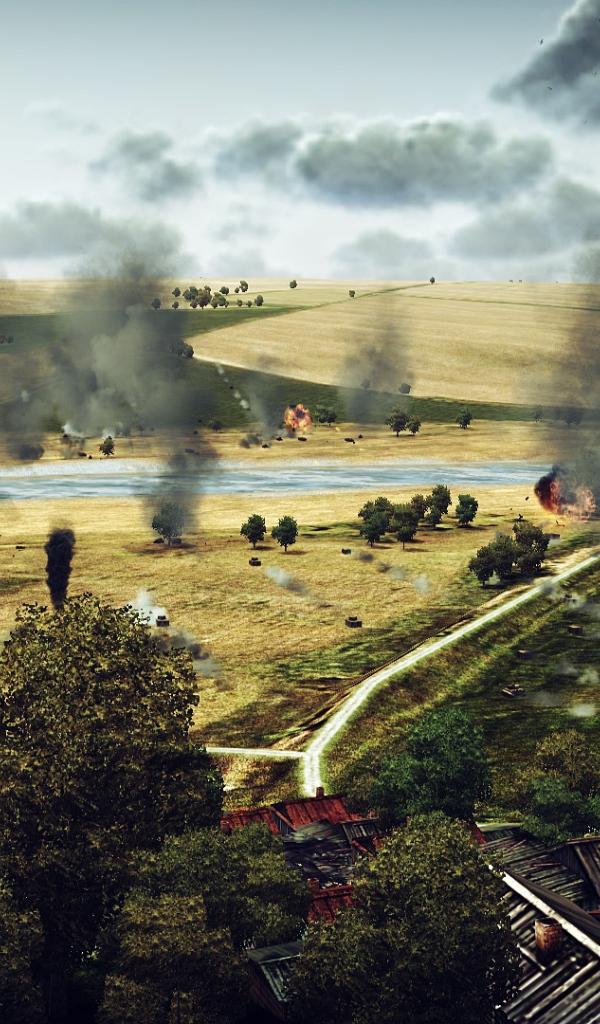 War Thunder пейзаж битвы