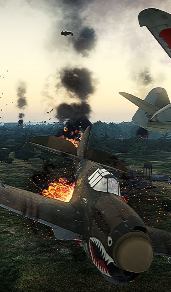 War Thunder самолет падает