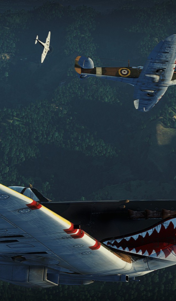 War Thunder самолет с челюстями