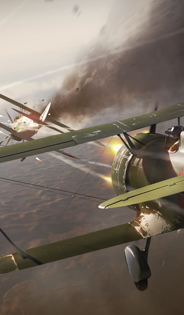 War Thunder два самолета сражаются