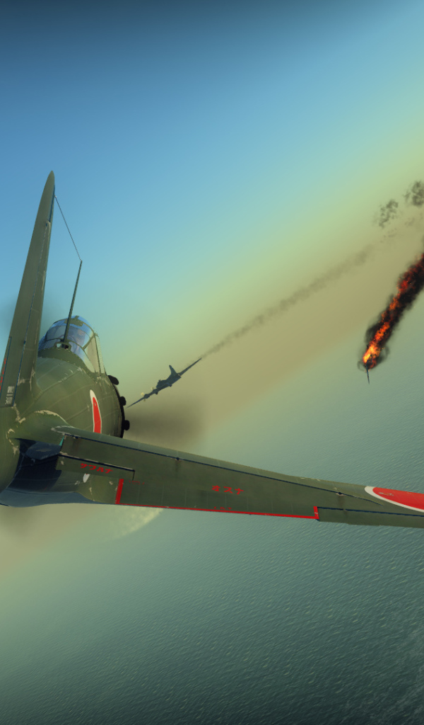 War Thunder военный самолет в небесах