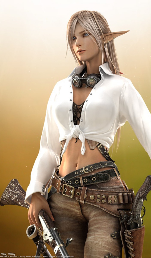 Воин Алисия из игры