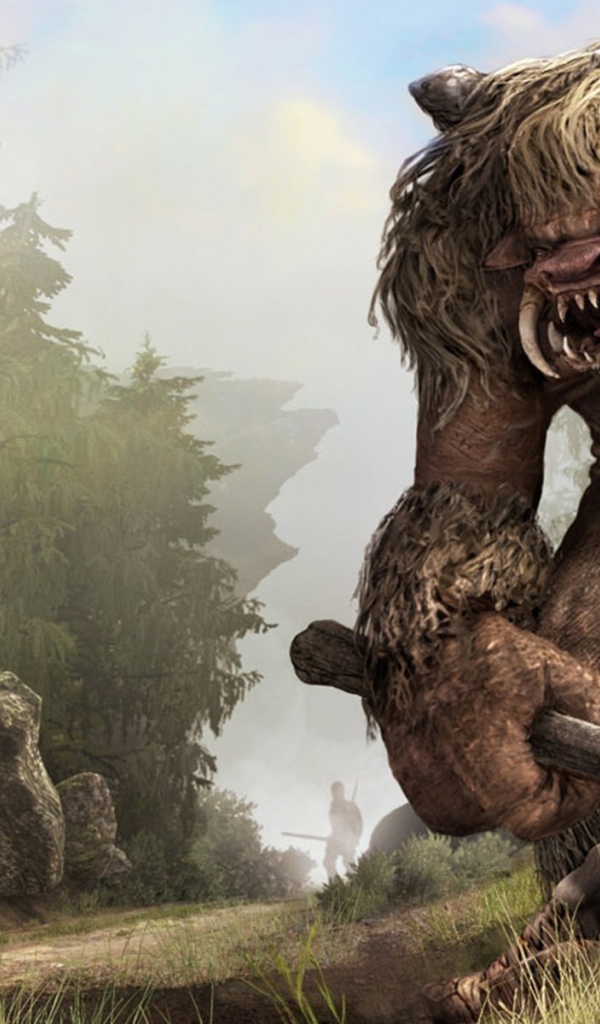 Зубастое чудище из видео игры