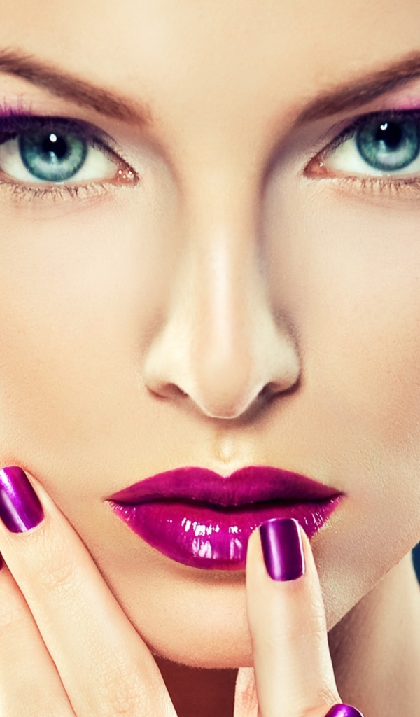 Сиреневый макияж