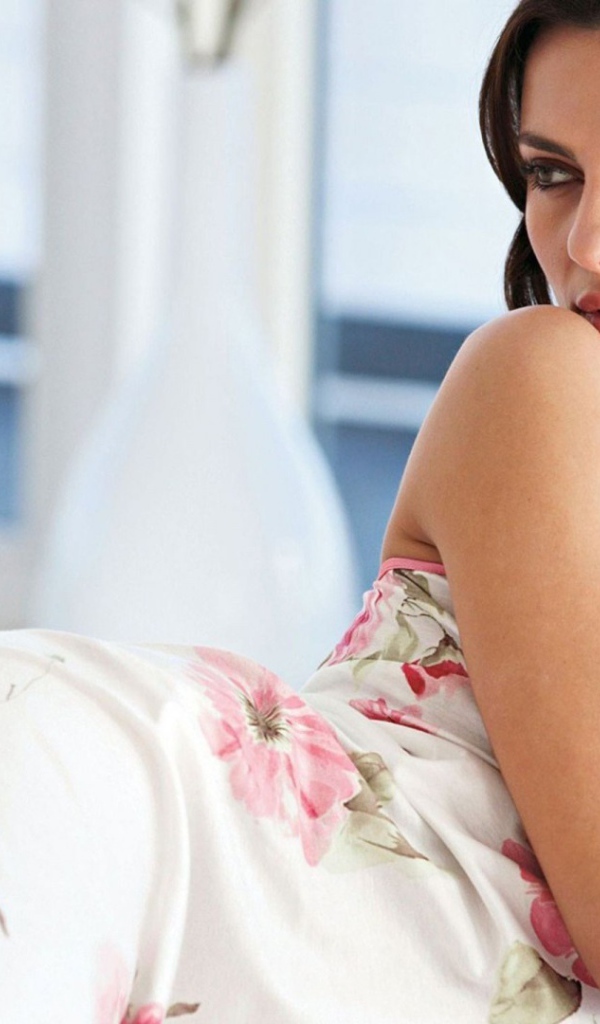 Платье с цветами