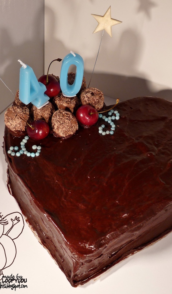 40 лет торт ко дню рождения