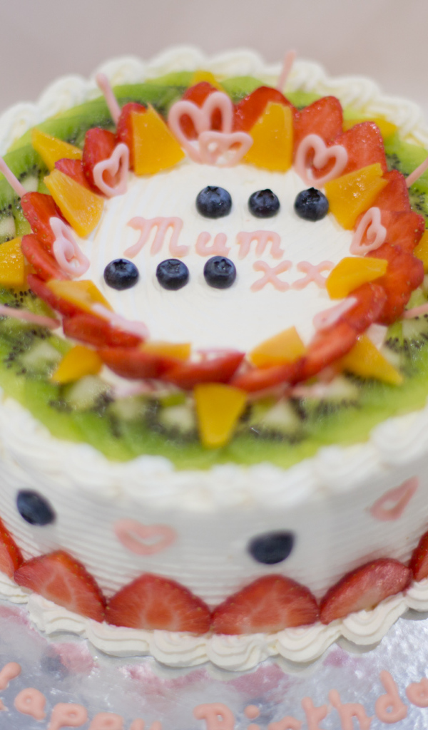 Красивый торт для мамы на день рождения