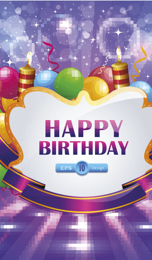 Красивая картинка с поздравлением на день рождения