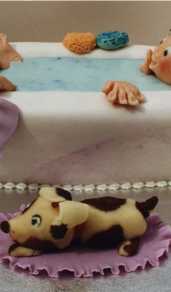  Торт в форме ванны