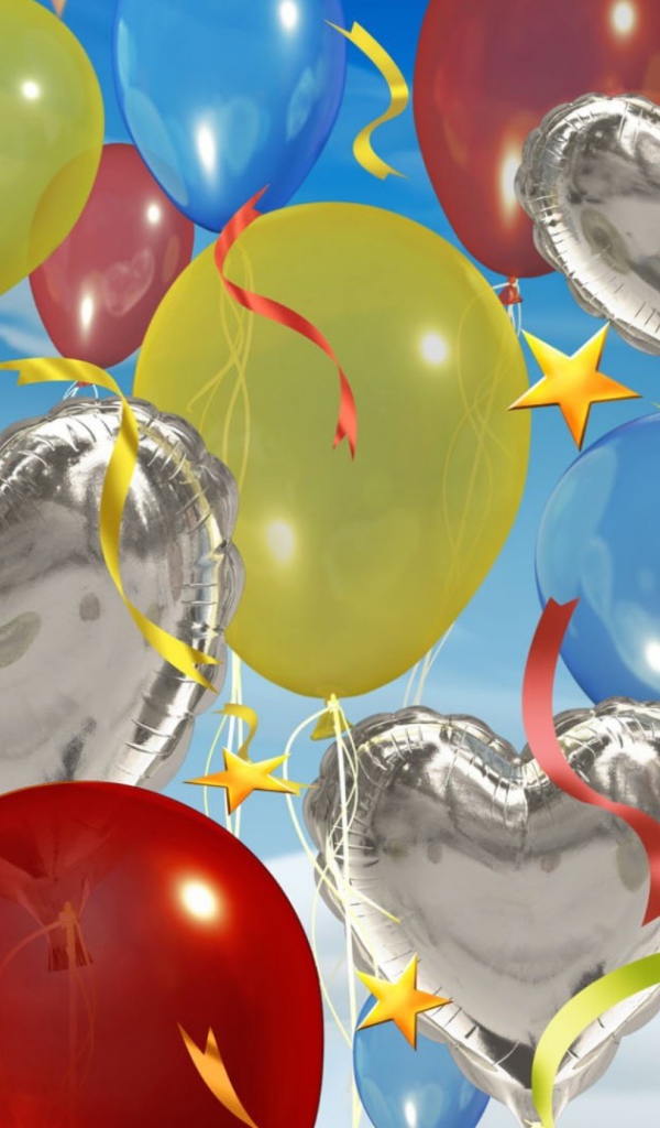 Разные красивые шарики на день рождения