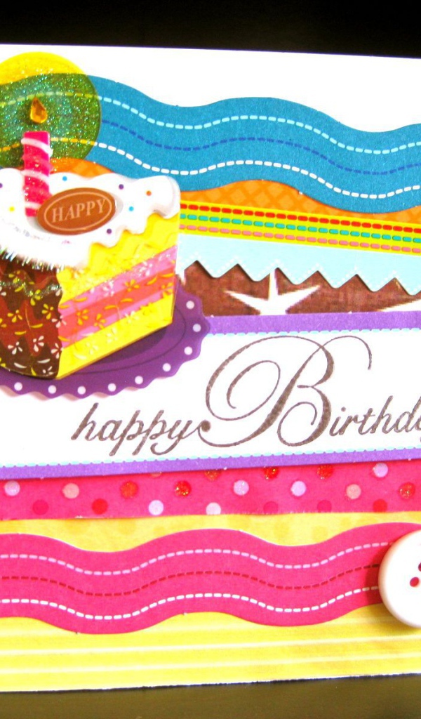 Оригинальная открытка на день рождения